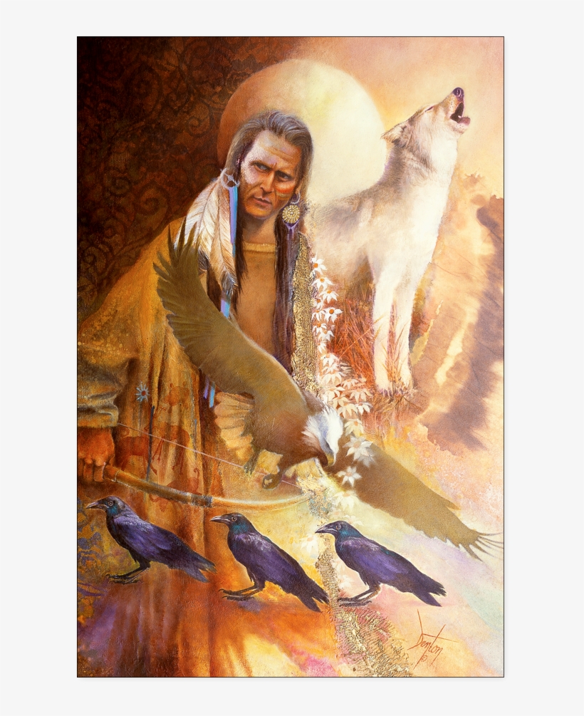 1 - East Urban Home 'night Of The Ravens' Framed Graphic, transparent png