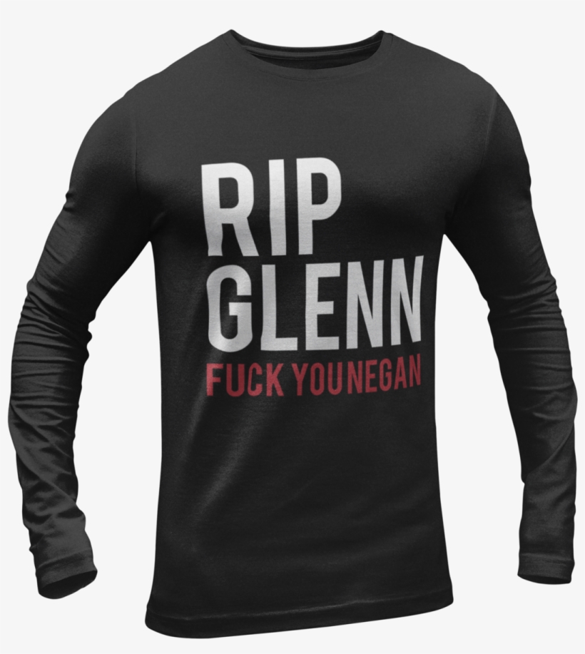 Rip Glenn Fuck You Negan Products - T-shirt, transparent png