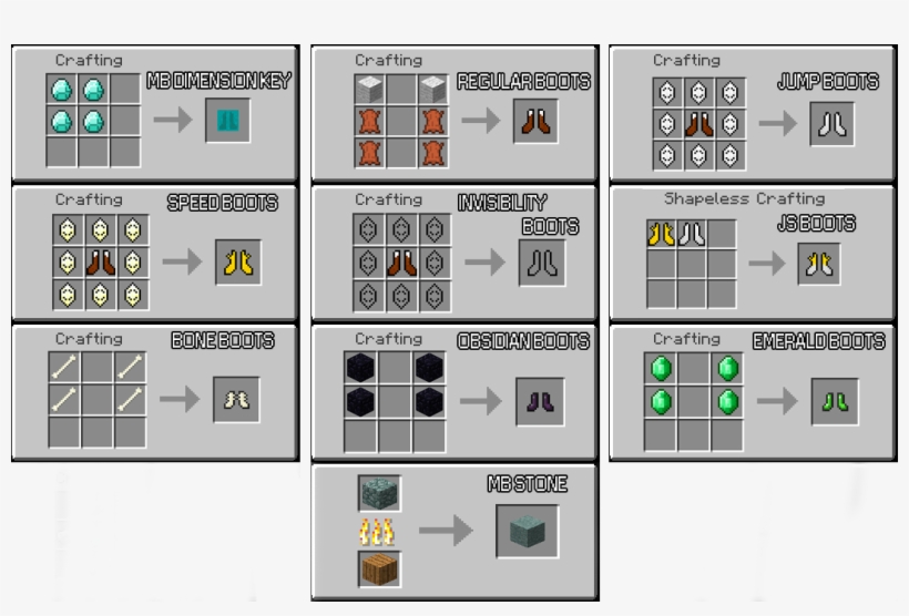 Mo Boots Mod 4 - Сделать Бумагу В Майнкрафте, transparent png