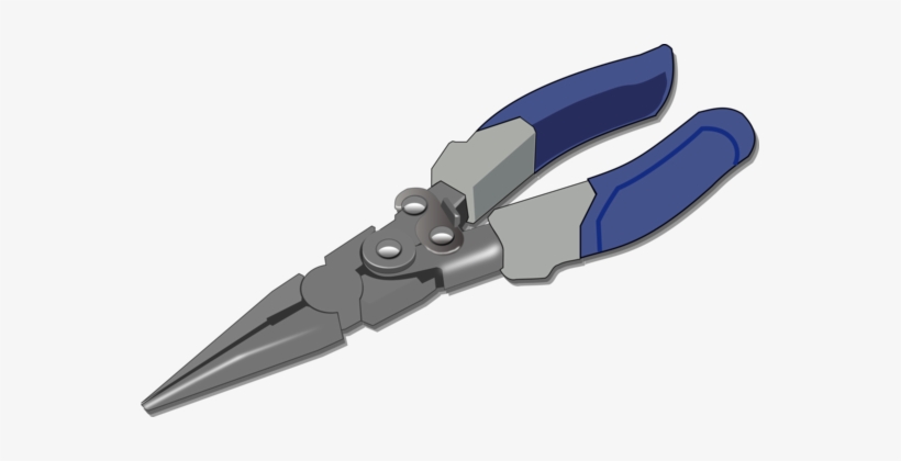 Needle-nose Pliers Hand Tool Diagonal Pliers - Pliers Png, transparent png