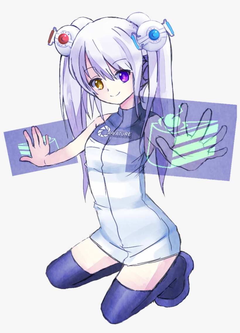 Resized To 94% Of Original - O Portal Glados Anime, transparent png
