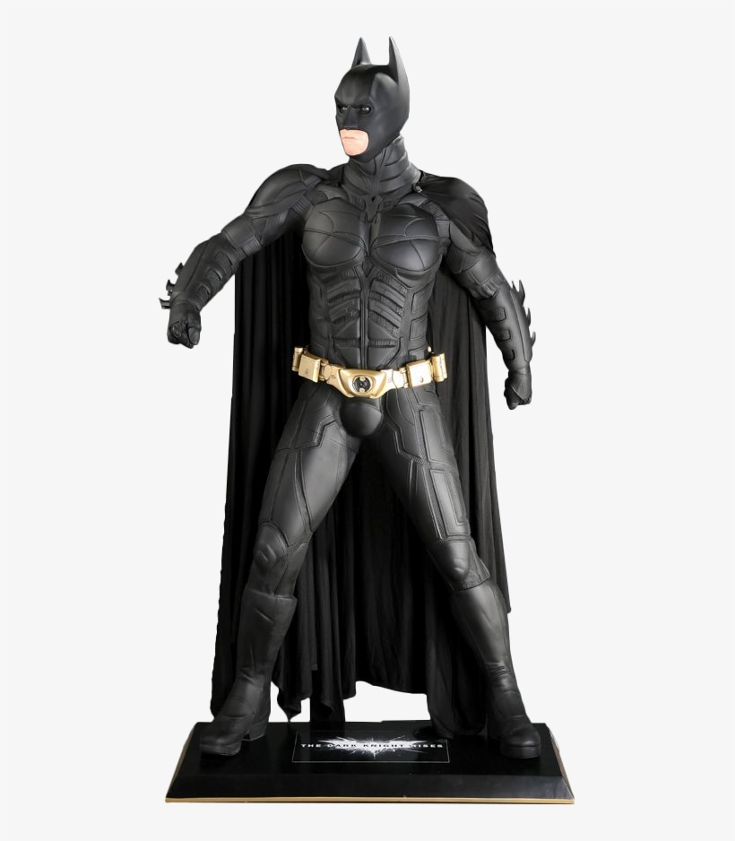 The Dark Knight Rises - Batman Dark Knight Life Size Statue, transparent png