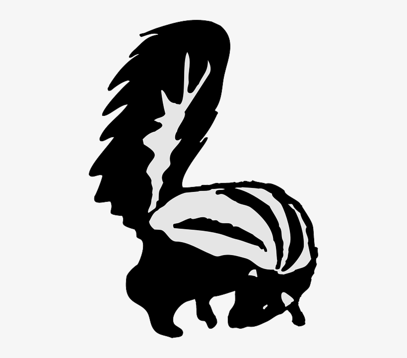 Looking, Art, Skunk, Behind, Animal, Fur - Orginal Handicraft: Pendant With A Cute Skunk; Forest,, transparent png