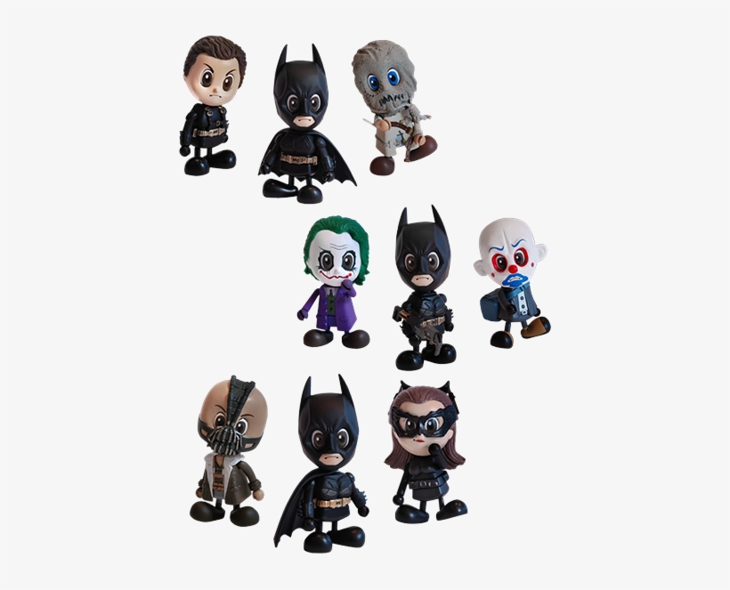 Dc Comics Vinyl Collectible Batman Set - Cosbaby Hot Toys Shop, transparent png