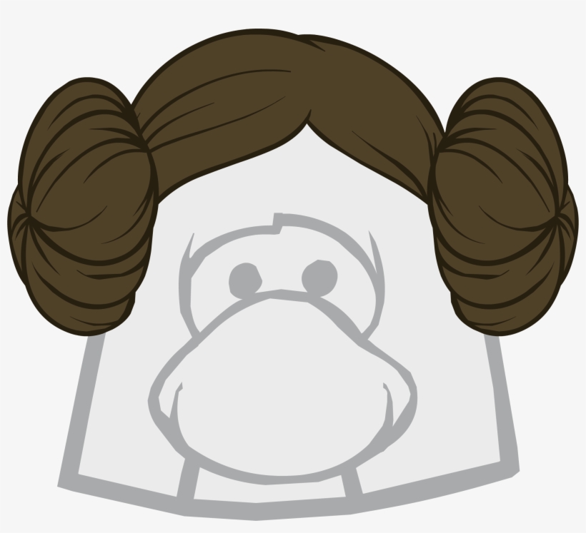 The Princess Leia Icon - Princess Leia Buns Clipart, transparent png