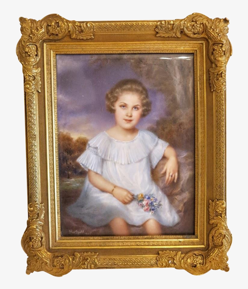 Watercolor Painting By Rudolf Ipold, Signed And Dated - Picture Frame, transparent png