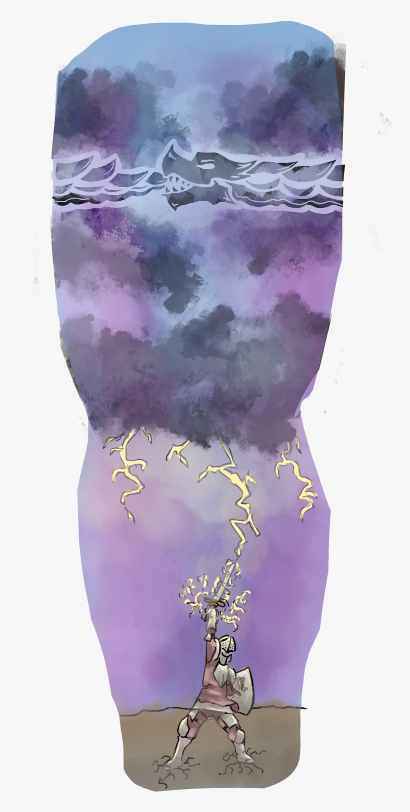 And I Decided To Mix In A Watercolour-esque Background - Flower, transparent png