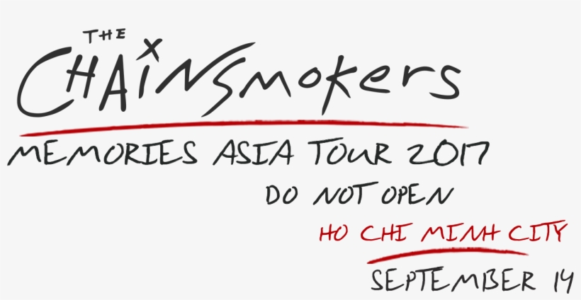 Chainsmokers Concert Song Lists, transparent png