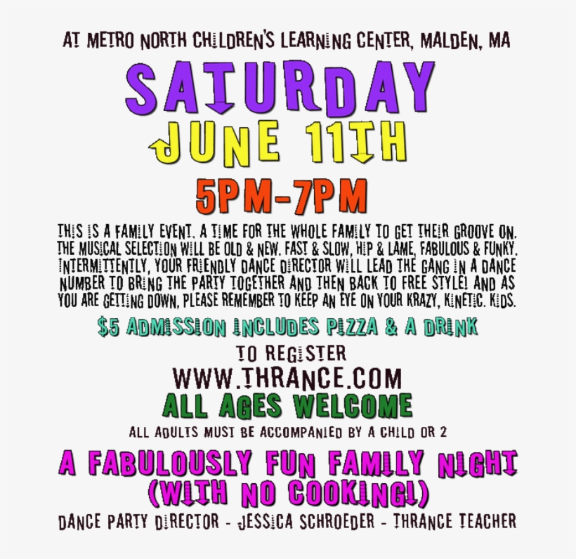Family Dance Party Registration - Dance Party, transparent png