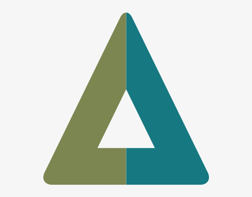 Green Blue Triangle Logo - Green, transparent png