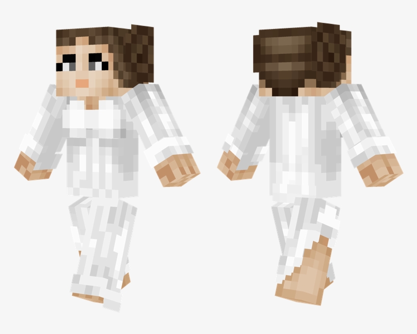 Princess Leia - Leia Minecraft Skins, transparent png