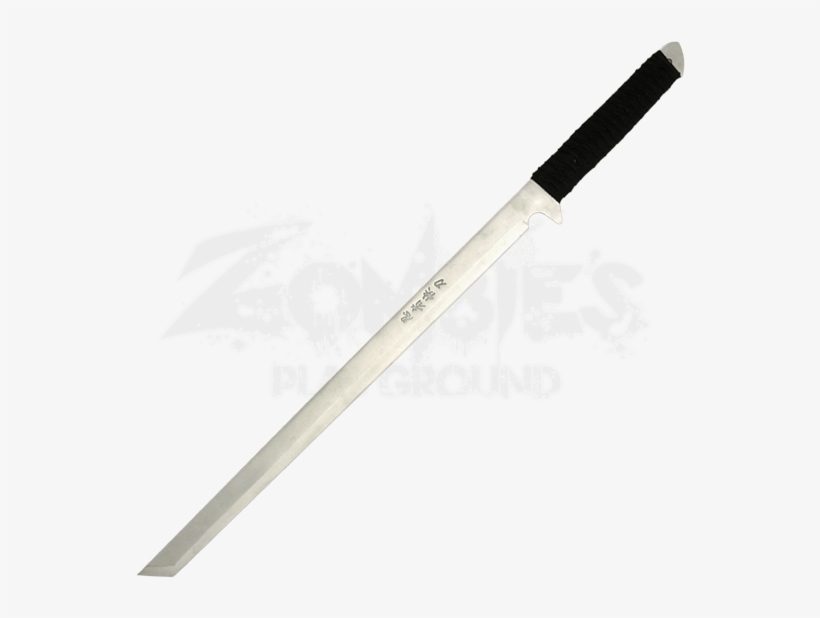 Silver Urban Ninja Sword - Zombie, transparent png