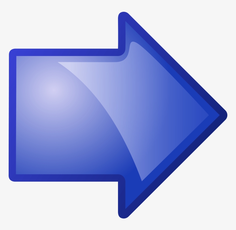 How To Set Use Arrow Blue Right Svg Vector, transparent png