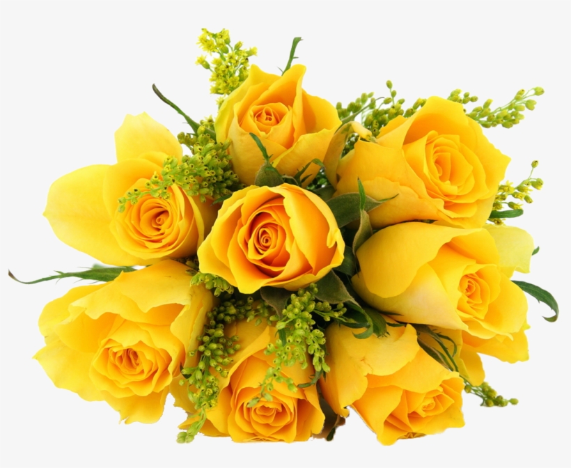 Dozen Kagerbet Dozenyellowrosesbouquet - Flower Bouquet Png, transparent png