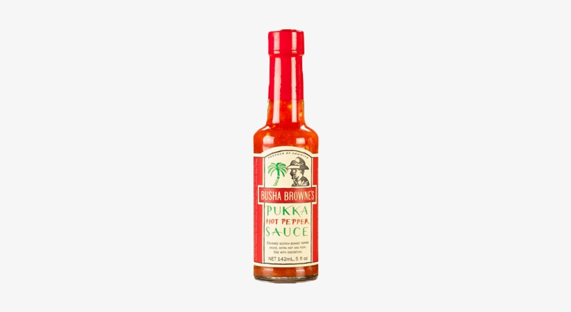 Busha Browne's Pukka Hot Pepper Sauce - Busha Brownes Pukka Hot Pepper Sauce - 5 Fl Oz Bottle, transparent png