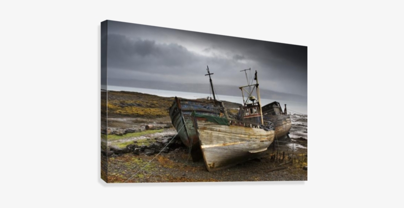 Shipwreck, Isle Of Mull, Scotland Canvas Print - Ship Wrecks In Scotland, transparent png
