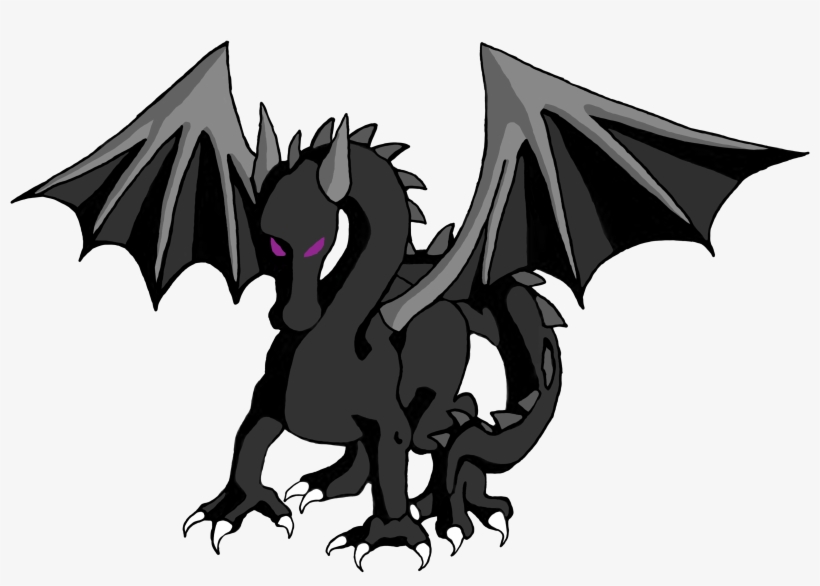Hand Drawn Ender Dragon For The Front Cover Of 'the - Ender Dragon Animado Png, transparent png