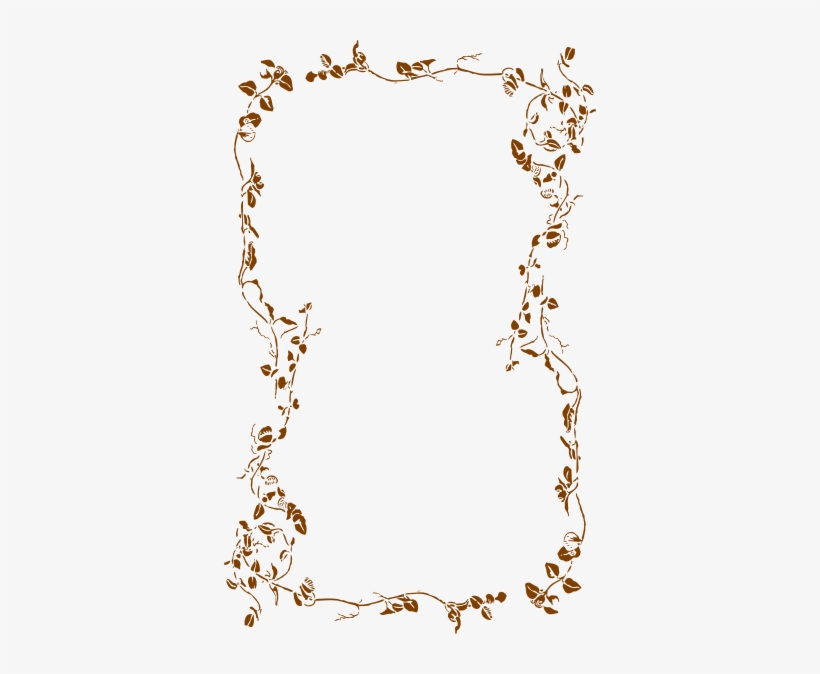 Vine Border In Brown Clip Art At Clker Girly Border Png 372x594 PNG vine-border-in-brown-clip-art-at-clker-girly-border-png-372x594-png