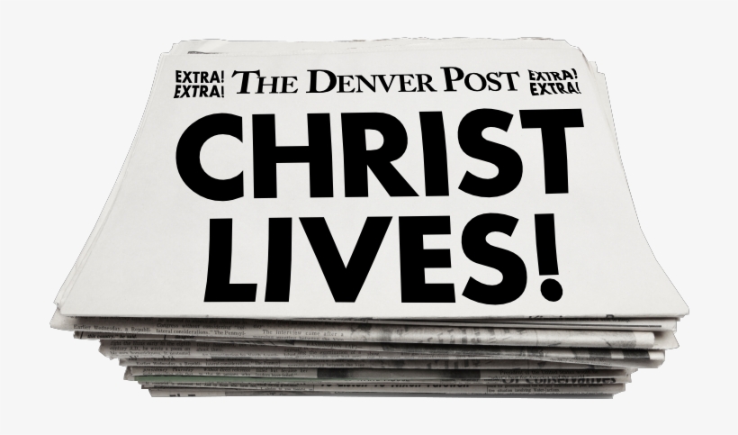 Elder - Jesus Is Risen Newspaper, transparent png
