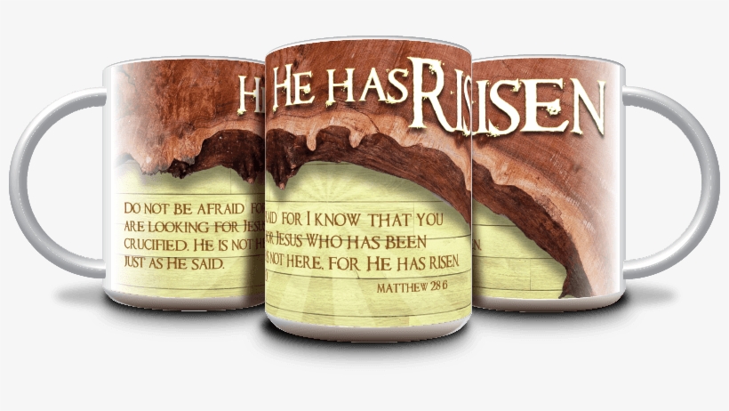 Easter “he Has Risen” Coffee Mug 15oz - Poster, transparent png