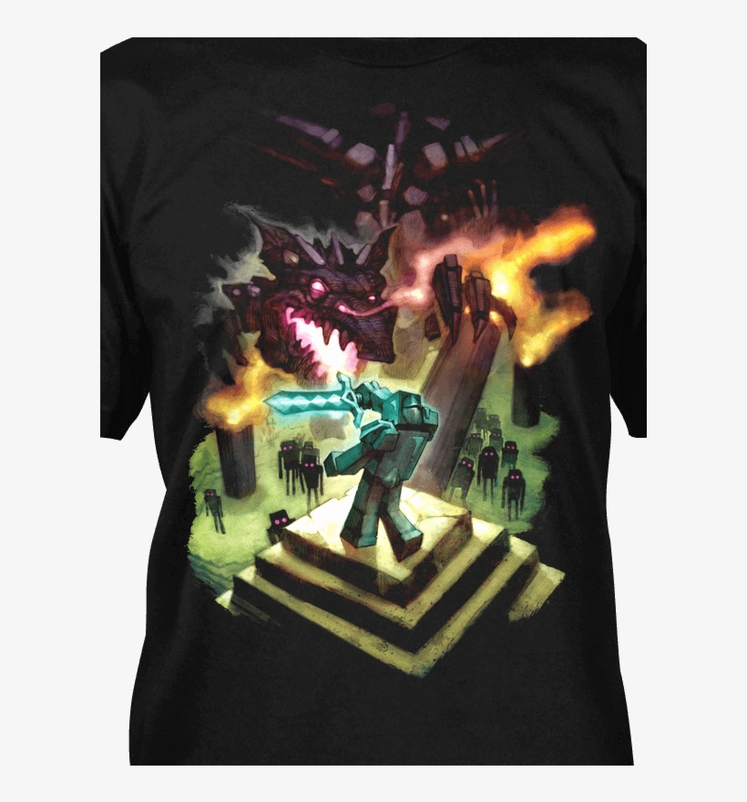 Zoom - Minecraft Shirt Ender Dragon, transparent png