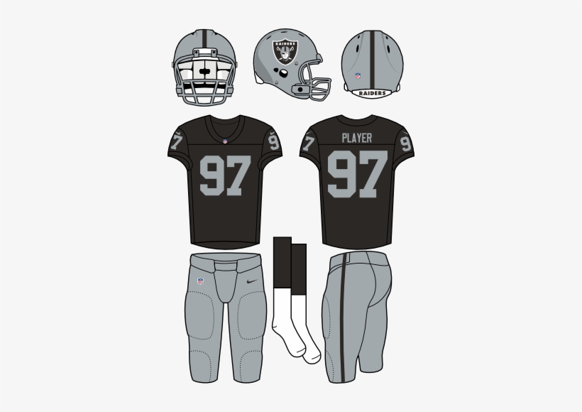 Oakland Raiders - New York Jets Home Uniform, transparent png