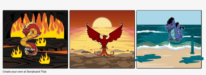 Water Dragon Vs Fire Dragon - Fire, transparent png