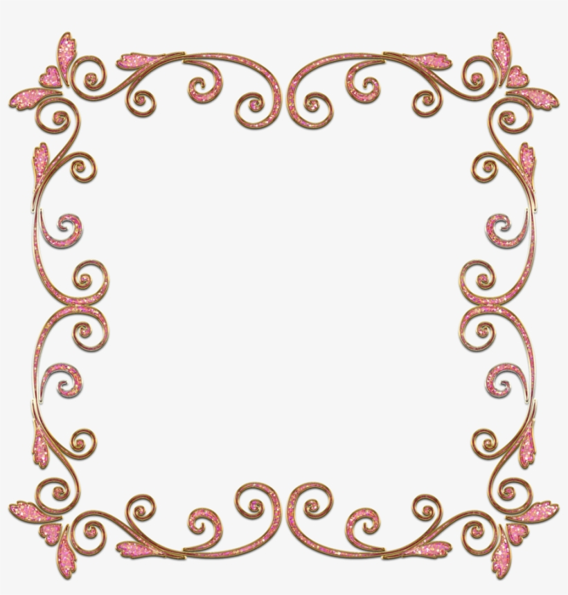 Elegant Scroll Border Png - Portable Network Graphics, transparent png