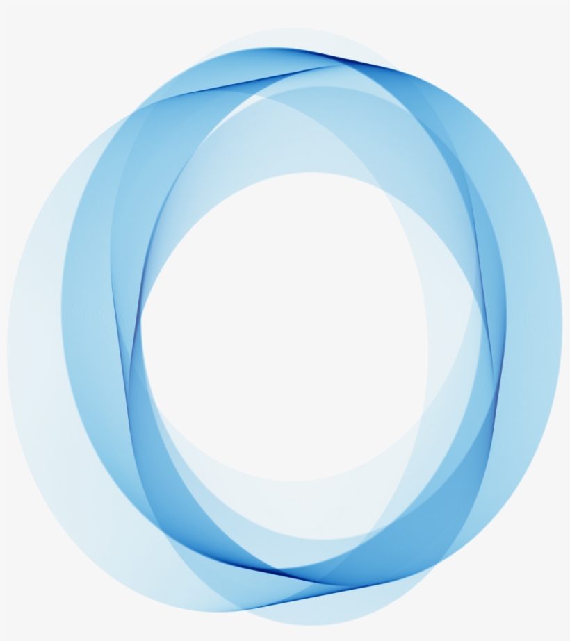 Border Transprent Png Free Download Blue Pattern - Circle, transparent png