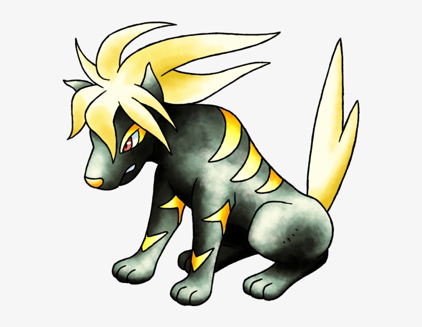 This Black And Yellow Dog With Anime Hear Was Almost - Cartoon, transparent png
