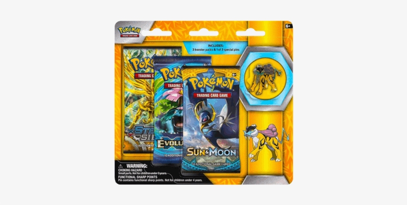 Raikou, Entei Or Suicune 3 Pack Pin Blister - Australia Pokemon Gx Booster Box, transparent png