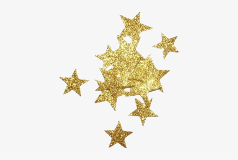 Requested By @oh-abbie Hope You Like It💙 - Gold Glitter Star Png, transparent png