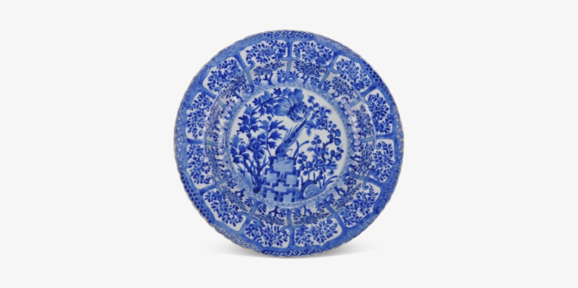 A Blue And White Kangxi Charger - Blue And White Porcelain, transparent png