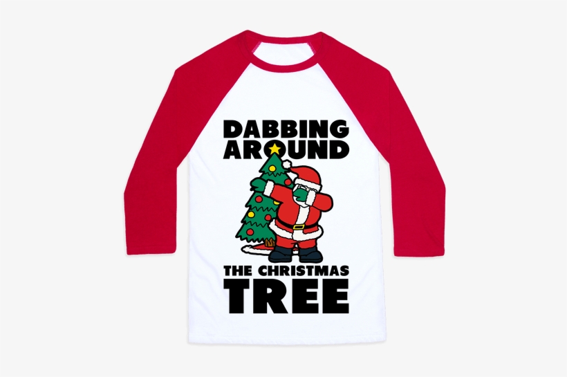 Christmas Dance, Party T Shirts, Santa Claus T Shirts, - Dabbing Around The Christmas Tree, transparent png
