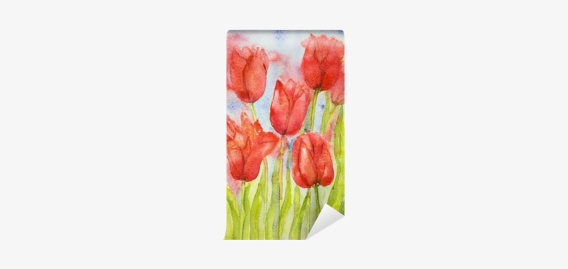 The Dabbing Technique Near The Edges Gives A Soft Focus - Tulip, transparent png