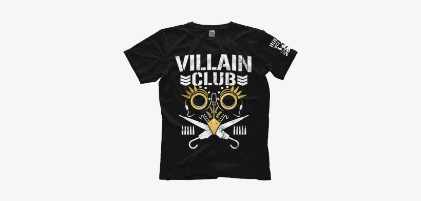Marty Scurll "gold Villain Club" T-shirt - Villain Club Shirt, transparent png