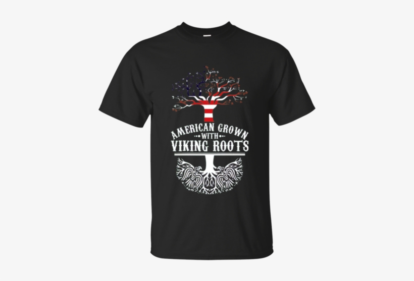 American Grown Viking Roots - Viking Roots T-shirt, transparent png