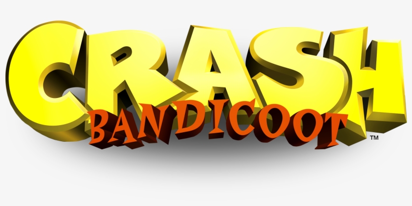 [image] Low-res Official Crash Bandicoot Logo With - Crash Bandicoot N Sane Trilogy Logo, transparent png