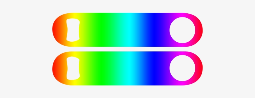 Rainbow Gradient Kolorcoat™ Speed Openers - Rainbow, transparent png