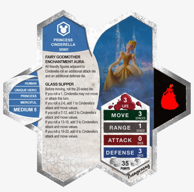 The Book Of Princess Cinderella Bangerang Disney Custom - Heroscape Raelin, transparent png