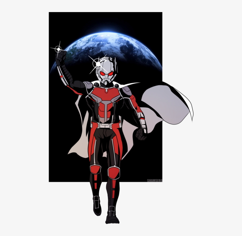 One Ant-man By Shamserg Scott Lang, Marvel Cinematic - Marvel Ant Man Fan Art, transparent png