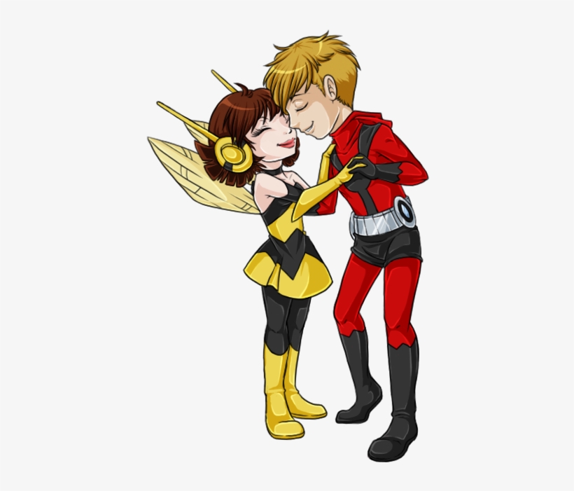 Bug Love By Bakanekosango - Antman And Wasp Kiss Png, transparent png