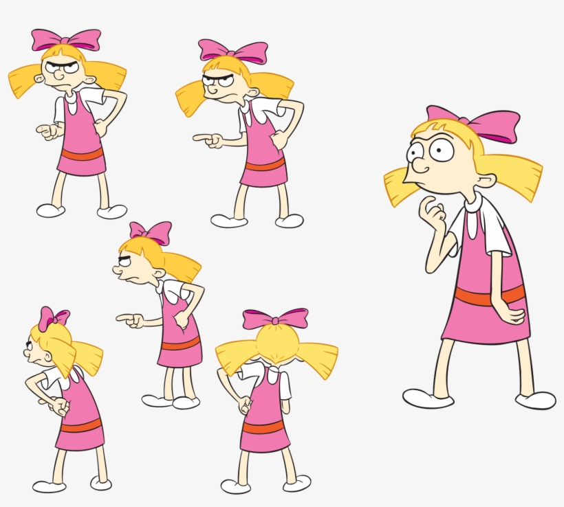 Png - Hey Arnold Helga Png, transparent png