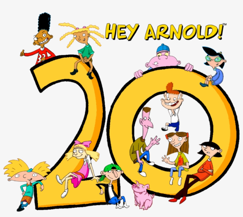 Hey Arnold Cliparts - Hey Arnold 20th Anniversary, transparent png