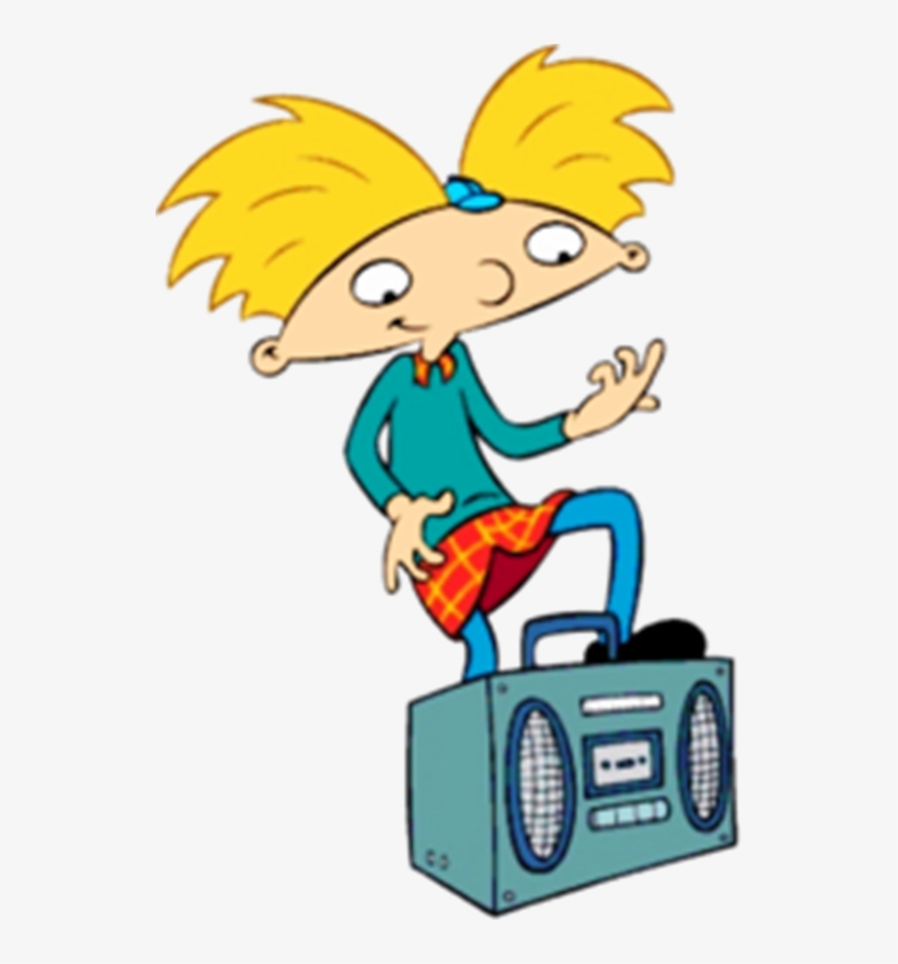 Arnold Playing Radio - Arnold Hey Arnold, transparent png