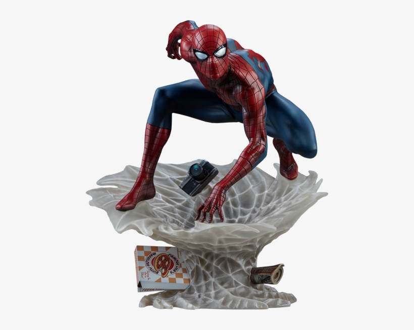 Spider-man Statue By Sideshow Collectibles - Spider Man Ps4 Statue, transparent png