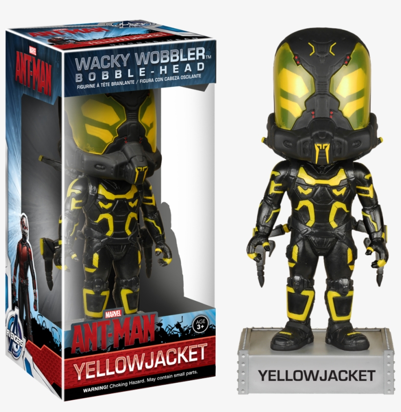 Yellowjacket Wacky Wobbler - Yellow Jacket Funko Pop, transparent png