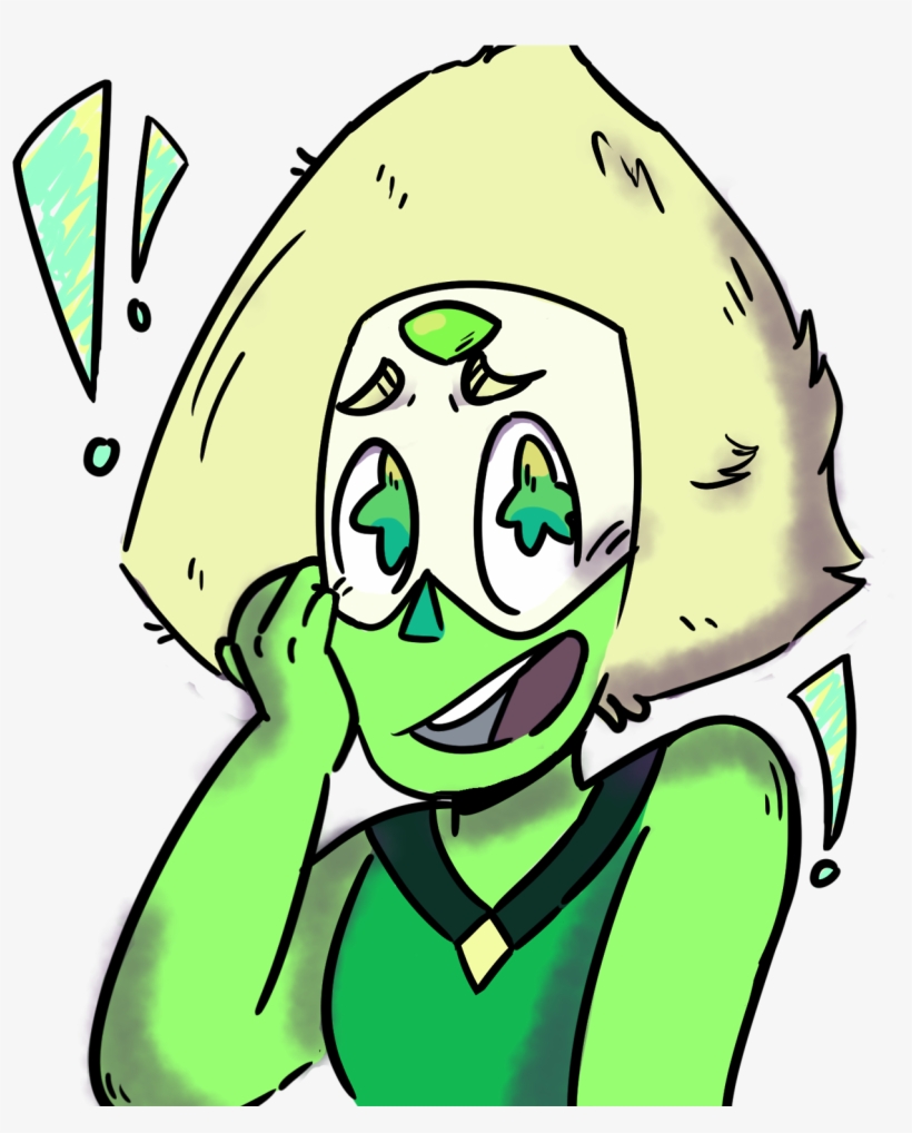 Drew One Of My Favorite Characters, Peridot From Steven - Cartoon, transparent png