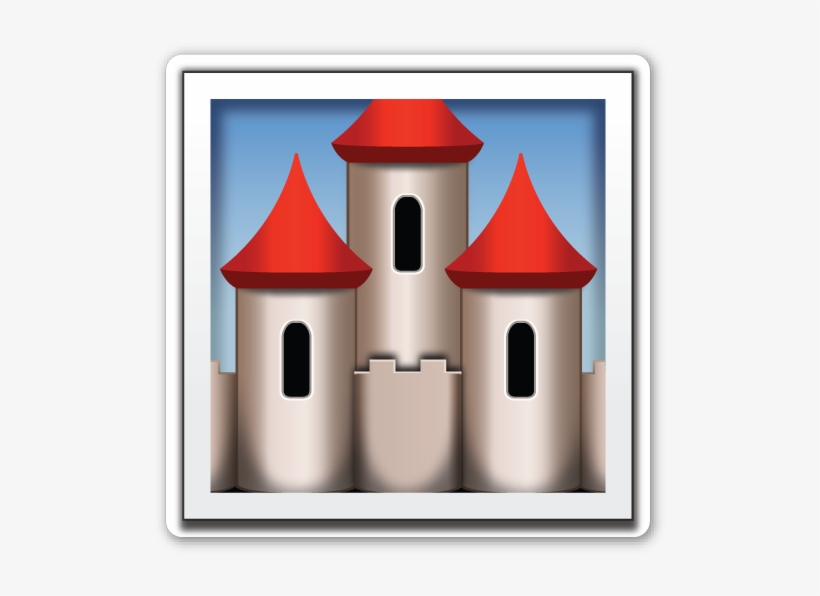 European Castle Emoji Stickers, Emoticon, Emojis, Laptops, - Castle Emoji, transparent png