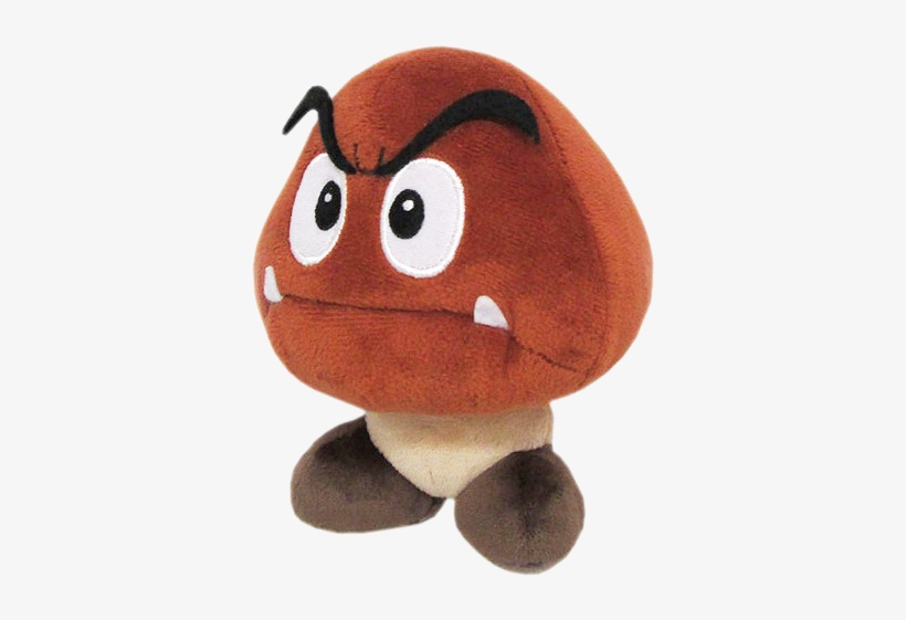 Little Buddy - Mario - Plush - Goomba - 6 Inch - Goomba Mario Peluche, transparent png